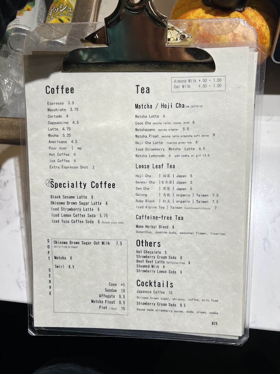 Momonoki Menu - Image 2