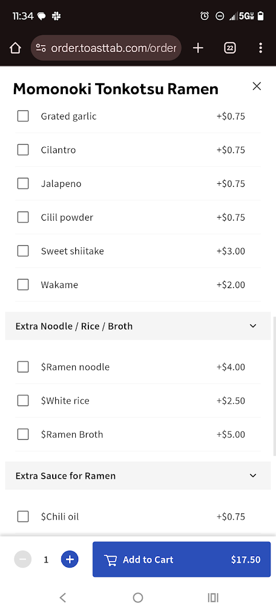 Momonoki Menu - Image 4